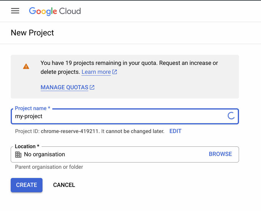 img BigQuery create project 2