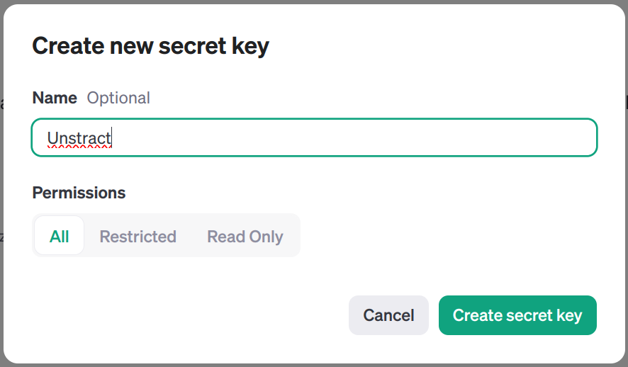 img Create new OpenAI API key