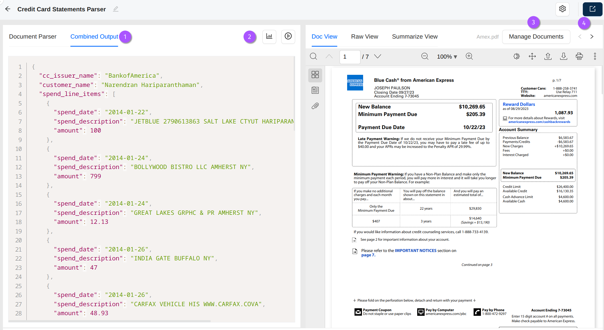 img Viewing JSON response