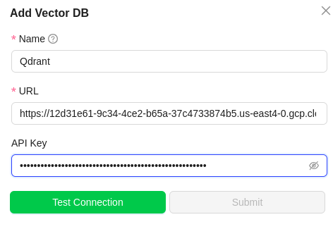 img Add new Vector Database