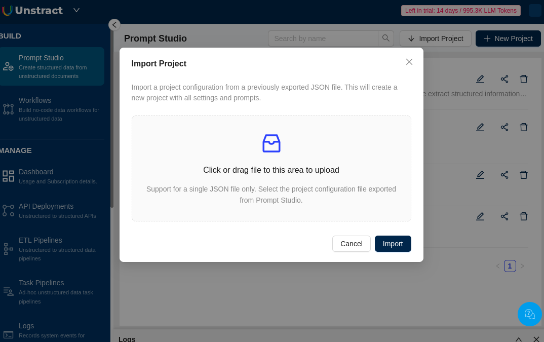 img Workflow Studio Layout