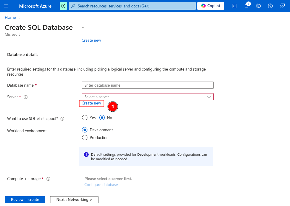 img mssql create project