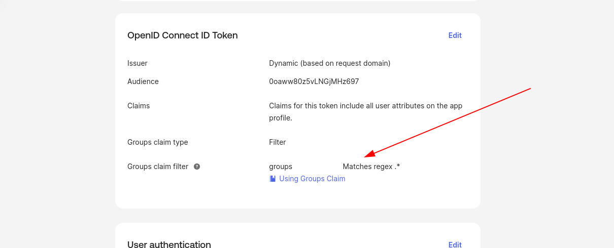OIDC — Group Claims Configuration