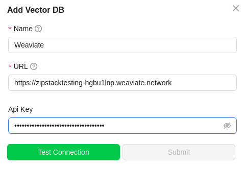 img Weaviate Vector Database Configuration